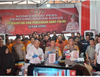 Kasus Uang Palsu Di Sulsel Terungkap, 17 Orang Ditangkap, 3 DPO