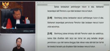 Sidang MK Pilkada Jeneponto: Mahkamah Konstitusi Tolak Permohonan Sarif-Qalbi