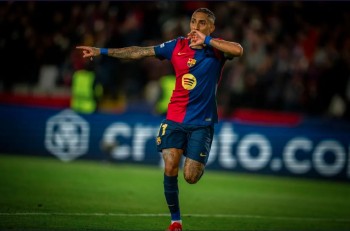 Raphinha Cetak Brace, Barcelona Singkirkan Benfica Dari Liga Champions